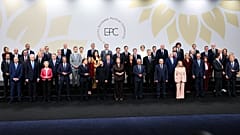 Европейские лидеры встретились в Копенгагене, Дания.