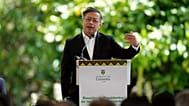 ARCHIVO - El presidente de Colombia, Gustavo Petro, habla durante una reunión de líderes de la Organización del Tratado de Cooperación Amazónica en Bogotá, Colombia