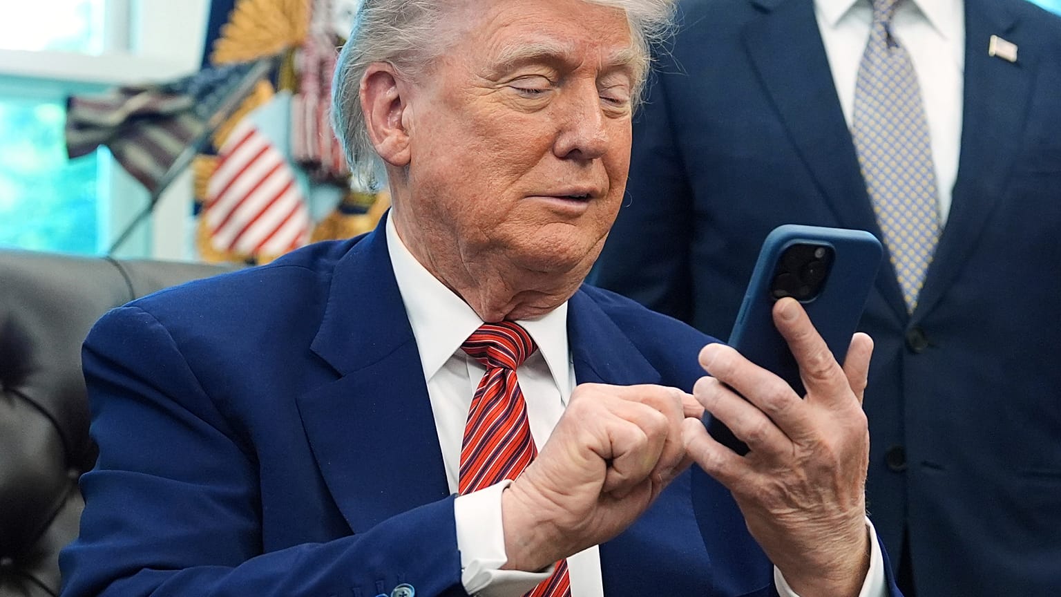 Trump elnök a Fehér Házban