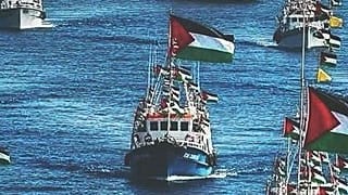 A gázai Sumud flottilla egységei
