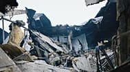 Une ferme endommagée après une frappe russe dans la région de Kharkiv, en Ukraine, vendredi 3 octobre 2025.