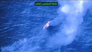 Captura de imagen del vídeo compartido por el Secreterio de Defensa de EE.UU.