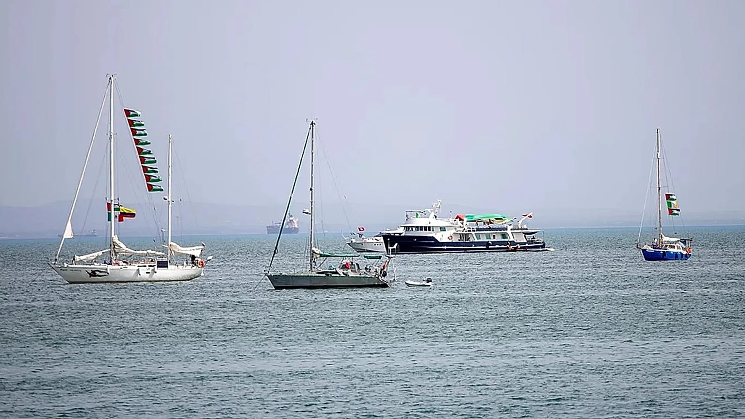 Küresel Sumud Filosu Akdeniz sularında, 9 Eylül 2025.