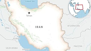 İran haritası.