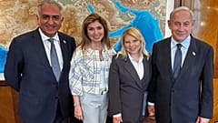 دیدار رضا پهلوی با بنیامین نتانیاهو