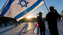 العلم الإسرائيلي يوم الثلاثاء 14 نوفمبر 2023، في ناشيونال مال في واشنطن 