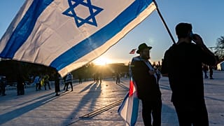 العلم الإسرائيلي يوم الثلاثاء 14 نوفمبر 2023، في ناشيونال مال في واشنطن 