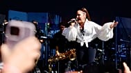 Gloria Estefanduring the concert in Madrid on 5 October 2025 in celebration of Hispanidad.