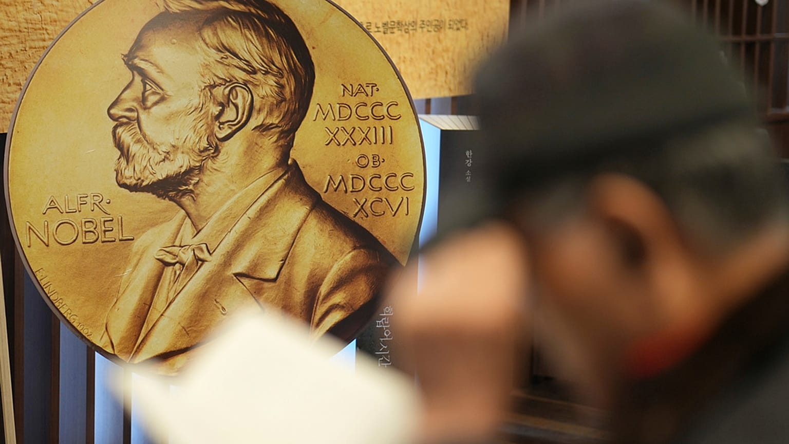 FILE - A visitor reads a book written by South Korean author Han Kang, this year's winner of the Nobel Prize in Literature, in Seoul, 10 December 2024