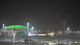 This photo shows Munich Airport, Germany Friday, Oct. 3, 2025