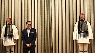 ARŞİV: Yunanistan’ın eski Başbakanı Aleksis Çipras, Atina’daki Cumhurbaşkanlığı Sarayı’nda düzenlenen yemin töreninde / 5 Ekim 2016