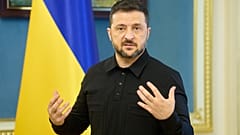 الرئيس الأوكراني فولوديمير زيلينسكي 