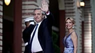 Alberto Fernández, expresidente de Argentina, con su esposa Fabiola Yáñez.