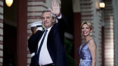 Alberto Fernández, expresidente de Argentina, con su esposa Fabiola Yáñez.