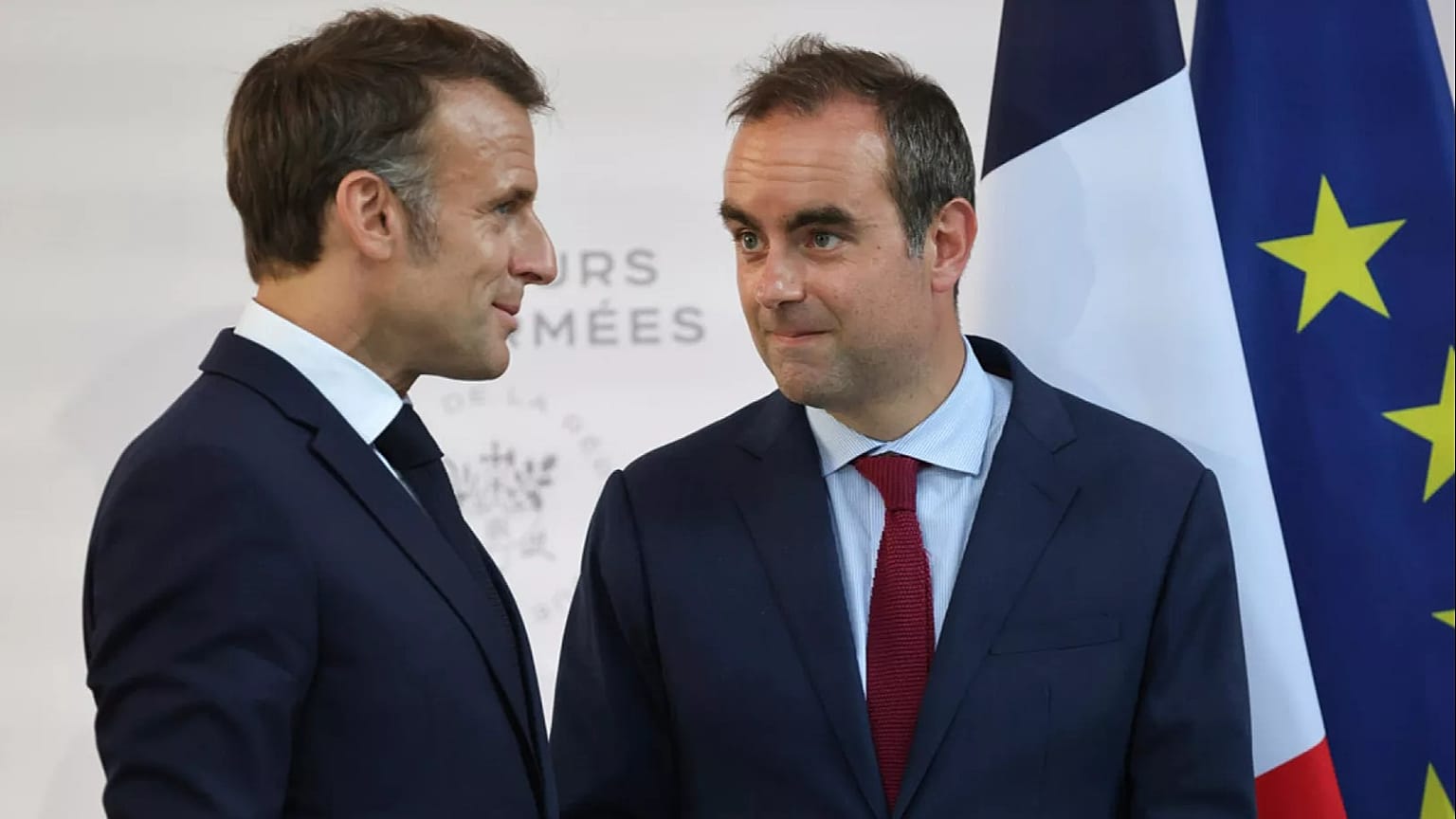 Sébastien Lecornu et Emmanuel Macron.