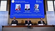 El Instituto Karolinska anuncia los nombres de John Clarke, Michel H. Devoret and John M. Martinis en una comparecencia de este martes, 7 de octubre de 2025