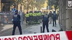Effondrement d'un immeuble à Madrid