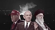 علی خامنه‌ای، بنیامین نتانیاهو و دونالد ترامپ
