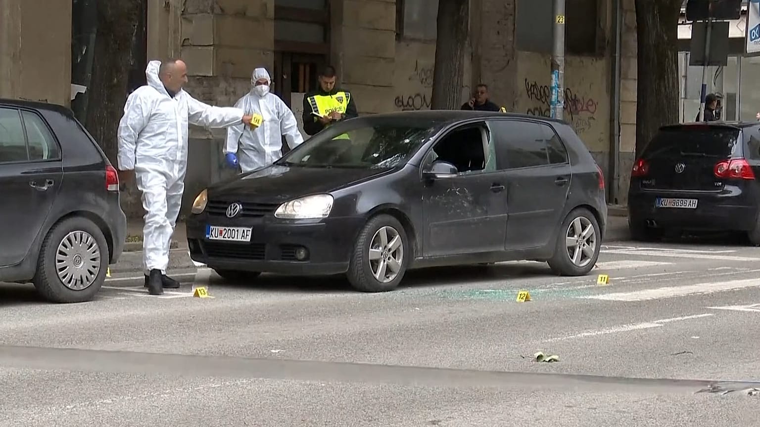 Lieu de la fusillade à Kumanovo