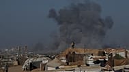 Eine Rauchwolke über Gaza-Stadt