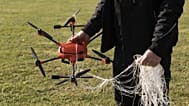 صورة تعبيرية لاعتراض طائرة بدون طيار بواسطة طائرة اعتراضية من طراز A1-Falke من Argus Interception من مناورات "العاصفة الحمراء برافو" واسعة النطاق للقوات الألمان