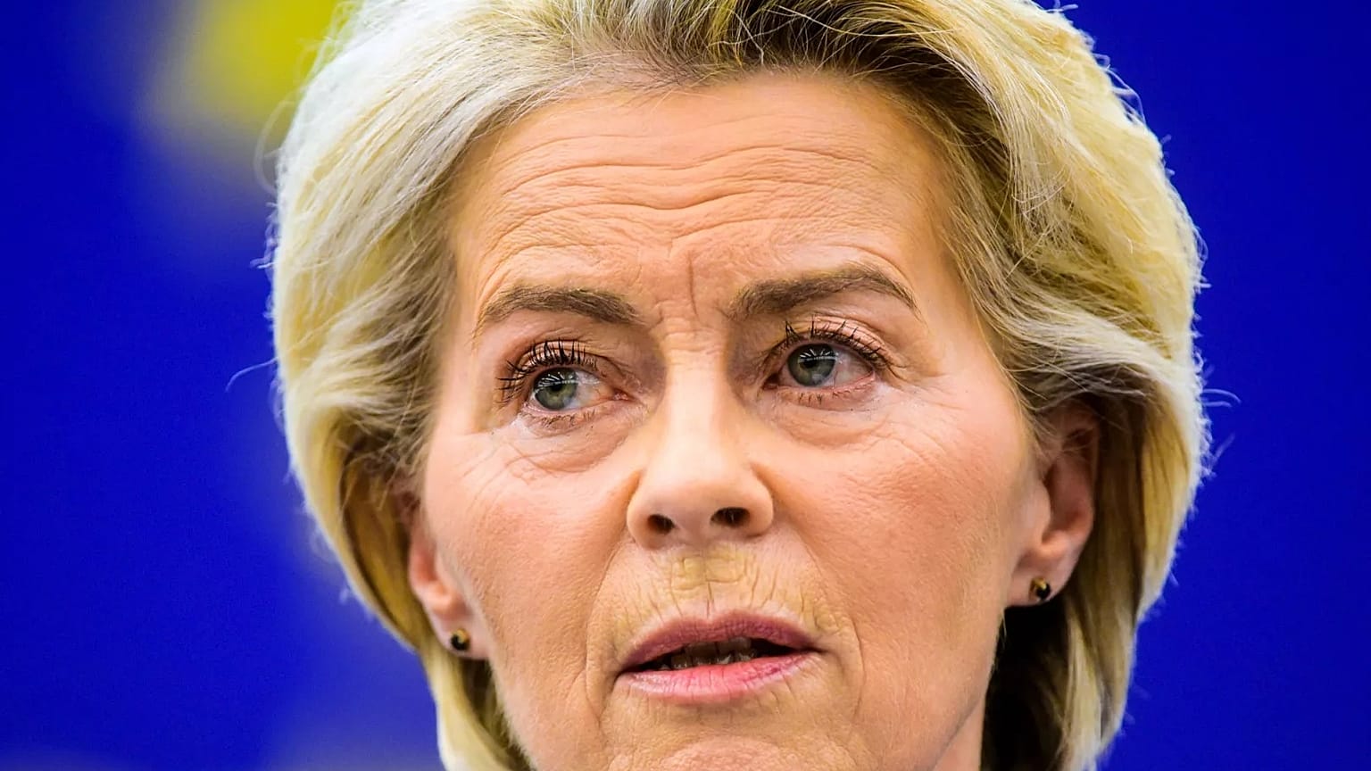 FILE: European Commission President Ursula von der Leyen speaks at the European Parliament in Strasbourg, 6 October 2025