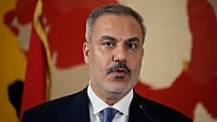 Dışişleri Bakanı Hakan Fidan, İtalya Dışişleri Bakanı Antonio Tajani ile Roma'da bir basın toplantısında, 11 Eylül 2025