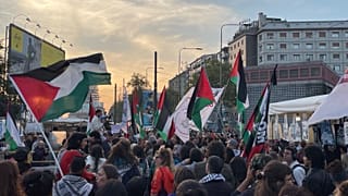 Corteo a favore della Palestina e contro il blocco della Flotilla bis, Milano, 8 ottobre 2025