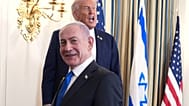 İsrail Başbakanı Binyamin Netanyahu, ABD Başkanı Donald Trump ile Beyaz Saray'da, 29 Eylül 2025