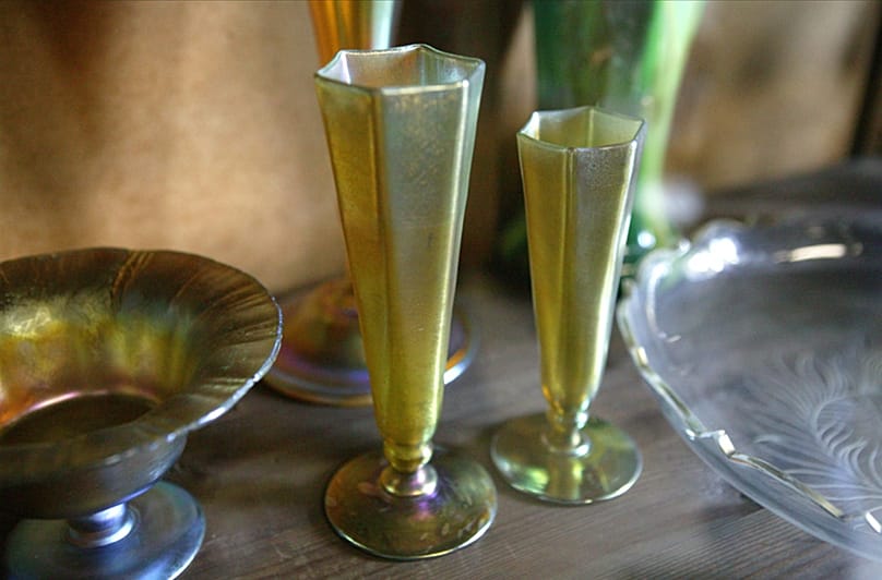 Tiffany korai pezsgős poharai az Iparművészeti Múzeum gyűjteményében