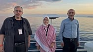 Hatay Milletvekili Necmettin Çalışkan, Gelecek Partisi Milletvekili Denizli Sema Silkin Ün ve Saadet Partisi Bursa Milletvekili Mehmet Atmaca, Vicdan Gemisi'nde.