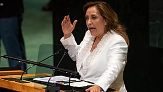 Dina Boluarte all'Assemblea Generale delle Nazioni Unite. ARCHIVIO sett. 2025