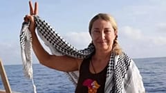 Reyes Rigo, letztes spanisches Mitglied der Flottille in Israel