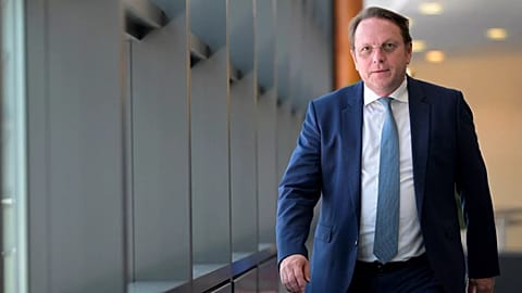  European Commissioner Oliver Varhelyi, Commissioner for Health and animal Welfare, during a first meeting with European Commission President Ursula Von der Leyen in Brussels