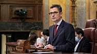 Félix Bolaños, en una comparecencia en el Congreso de los Diputados.