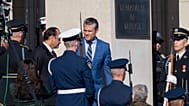 ABD Savunma Bakanı Pete Hegseth, Katarlı mevkidaşı Şeyh Saud Bin Abdurrahman Bin Hasan Bin Ali Al Sani bir araya geldi, Washington, 10 Ekim 2025.