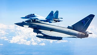  Two Royal Air Force jets