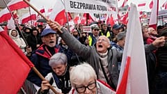 Антииммиграционный марш в Варшаве