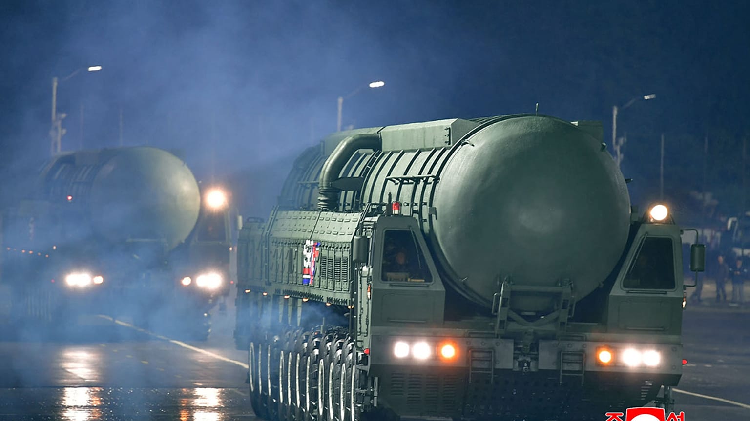new intercontinental ballistic missile called the Hwasong-20, during a military parade marking the 80th anniversary of the founding of the ruling Worker's Party, in Pyongyang
