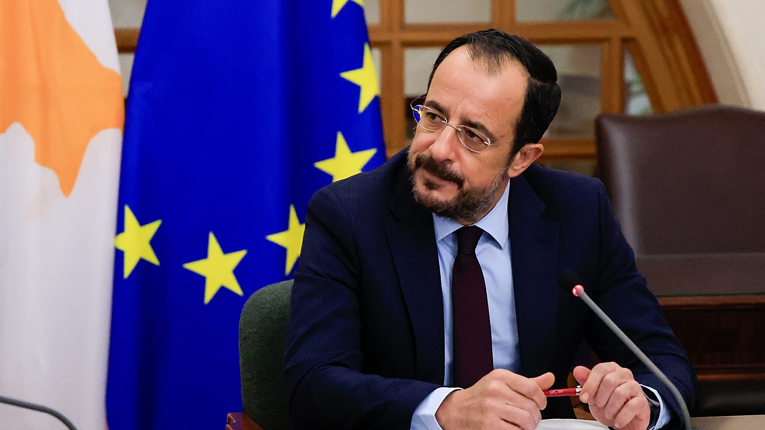 Ο Νίκος Χριστοδουλίδης