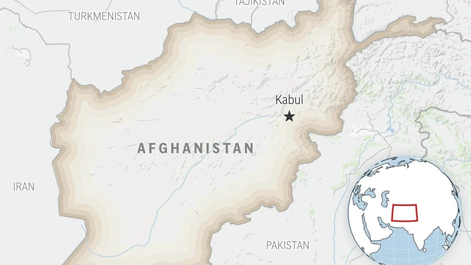 Afganistan-Pakistan haritası
