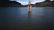 Storm Alice's floods in Barcelona, Spain