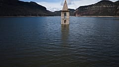 Überschwemmungen durch Sturm Alice in Barcelona, Spanien