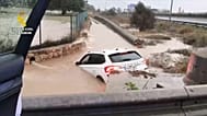 Una captura de pantalla del material de prensa de la Guardia Civil durante las inundaciones en Ibiza, Baleares, del 12 de octubre de 2025