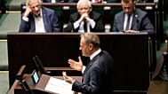 Donald Tusk, el primer ministro polaco, habla ante la Sejm el 7 de marzo de 2025