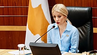 Η Πρόεδρος της Βουλής των Αντιπροσώπων της Κύπρου, Αννίτα Δημητρίου