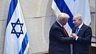 Нетаньяху и Трамп в Кнессете 13 октября