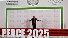 دونالد ترامپ در شرم‌الشیخ برای اجلاس صلح غزه