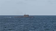 The Novorossiysk escorted by the Belgian and Dutch navy in the North Sea, 9 October, 2025.
