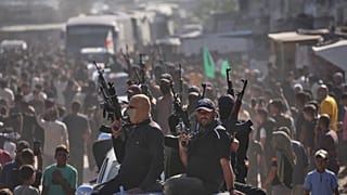 انتشار مسلحي حماس في قطاع غزة
